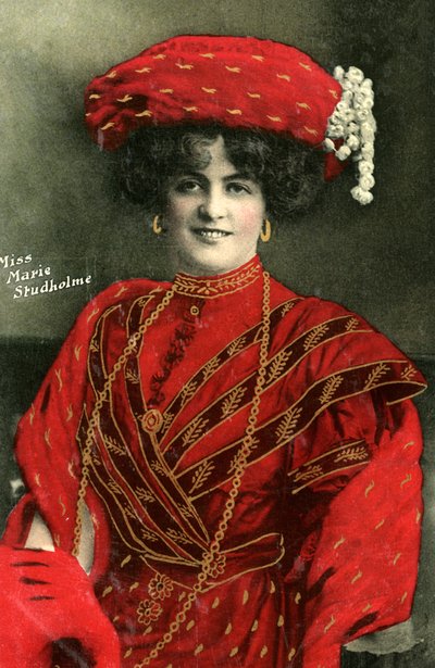 Marie Studholme 1875-1930, engelsk skådespelerska, 1907 av Unbekannt