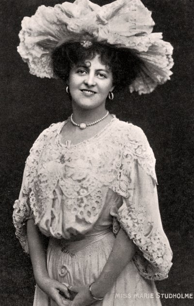 Marie Studholme 1875-1930, engelsk skådespelerska, 1900-talet av Unbekannt