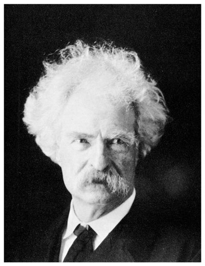 Mark Twain, amerikansk romanförfattare, under sina senare år, c1890-talet 1955 av Unbekannt