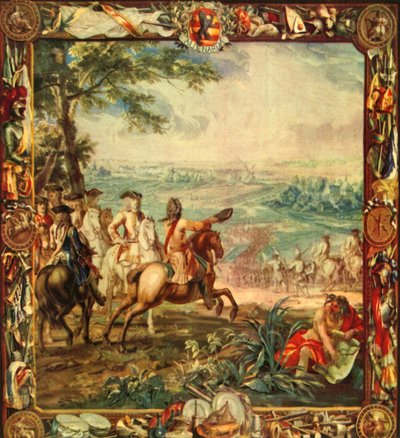 "Marlborough vid slaget vid Oudenarde, 1708", 1944. av Unbekannt
