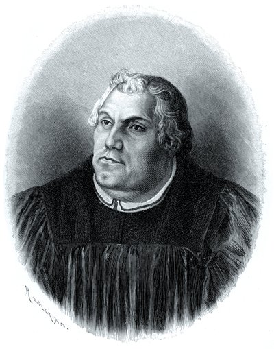 Martin Luther, protestantisk kyrkoreformator, 1903 av Unbekannt