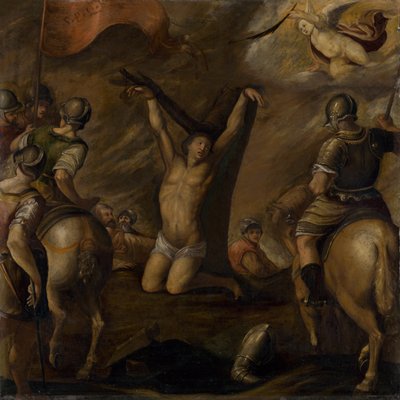 Martyrdom of Saint Sebastian av Unbekannt