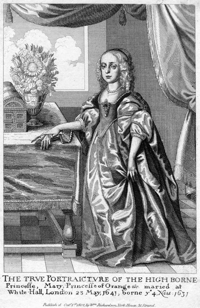 Mary, prinsessan av Orange, dotter till Charles I, 1802 av Unbekannt