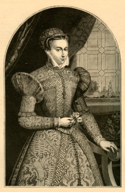 Mary, drottning av Skottland, 1881. av Unbekannt