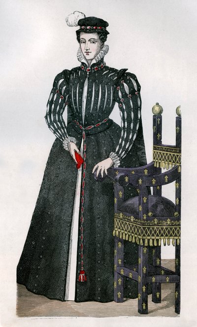 Mary Stuart, drottning gemål av Francis II av Frankrike, c1560 1882-1884 av Unbekannt