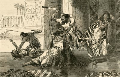 Massaker av hiviterna av Simeon och Levi, 1890. av Unbekannt