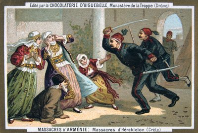 Massakrer på Heraklion Kreta, 1895 av Unbekannt