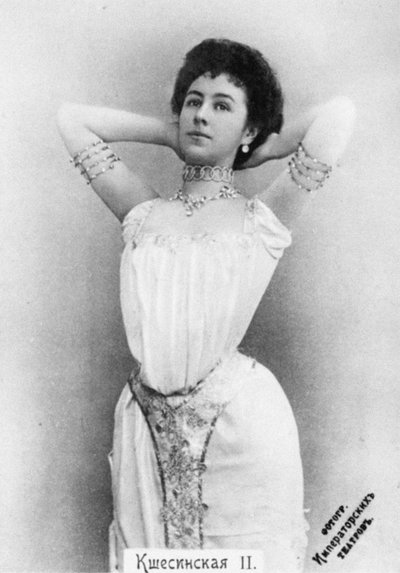 Mathilde Kschessinska som prinsessan Aspicia i baletten Faraos dotter av Unbekannt