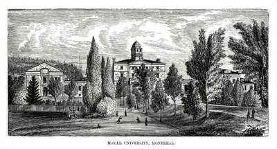 McGill University, Montreal, Kanada, 1800-talet av Unbekannt