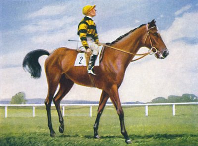 Meadow, Jockey: T. Weston, 1939 av Unbekannt