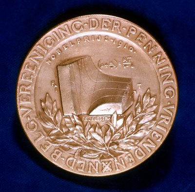 Medalj till minne av den holländska fysikern Johannes Diderik van der Waals av Unbekannt