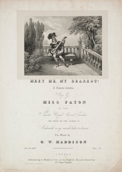 Möt mig, min käraste!, 1800-talet. av Unbekannt
