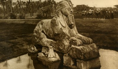 Memphis - Alabastersfinxen, c1918-c1939. av Unbekannt