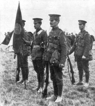 Män av prinsessan Patricias kanadensiska lätta infanteri, 1915 av Unbekannt