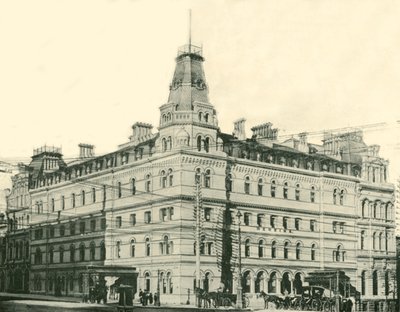 Menzies Hotel, Melbourne, 1901. av Unbekannt