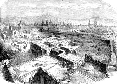 Mexico City, Mexiko, mitten av 1800-talet c1880 av Unbekannt