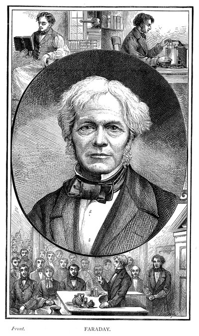 Michael Faraday, brittisk fysiker och kemist, 1881 av Unbekannt