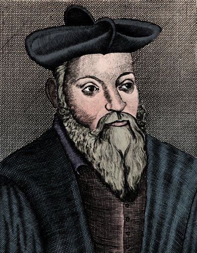 Michel Nostradamus 1503-1556, fransk läkare och astrolog, 1600-talet av Unbekannt