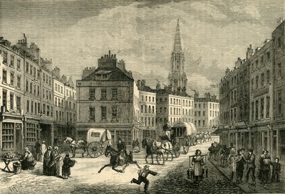 Middle Row, St. Giless, omkring 1838, 1881. av Unbekannt