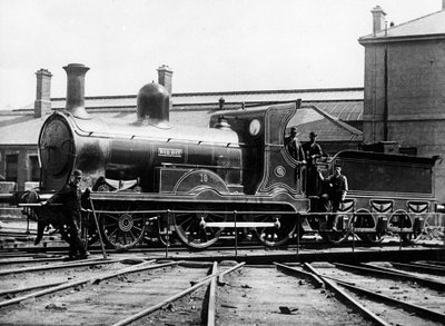 Midlands och Great Western Railway Ireland 2-4-0 lokomotiv Rob Roy, 1873 av Unbekannt