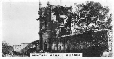 Mihtri Mahal, Bijapur, Karnataka, Indien, 1925 av Unbekannt