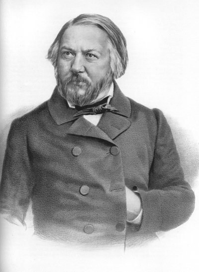 Mikhail Ivanovich Glinka 1804-1857, rysk kompositör av Unbekannt