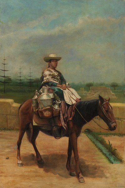 Milk Woman, ca. 1890-1892. av Unbekannt