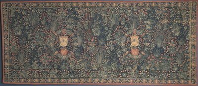 Millefleurs gobeläng med Medicis vapen, 1520-talet. av Unbekannt