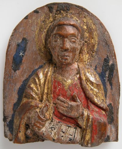 Miniatyrrelief av hebreiske profeten Daniel med rulla, tyska, 1200-1225. av Unbekannt