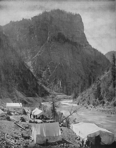 Mining Camp, Nevada, c1897. av Unbekannt