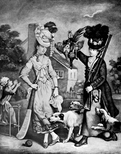 Miss Wicket och Miss Trigger, 1770 av Unbekannt