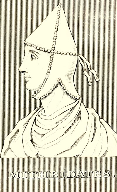 Mithridates, 65-110 AD, 1830. av Unbekannt