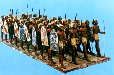 Modell Pikemen, graven av Mesehti, 12:e dynastin av Unbekannt