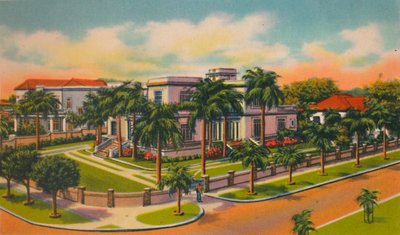 Modernt boende i El Prado, Barranquilla, c1940-talet av Unbekannt