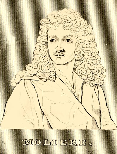 Molière, 1622-1673, 1830. av Unbekannt