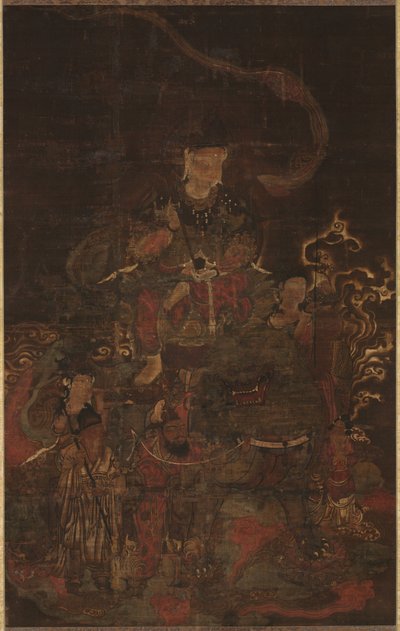 Monju och skötare, 1200-tal. av Unbekannt