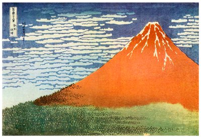 Mont Fuji, Japan, c1823 1956 av Unbekannt