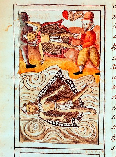 Montezuma II, sista aztekiska kejsaren, 1520 av Unbekannt