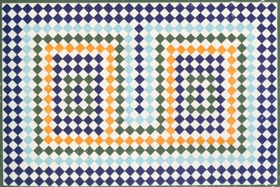 Mosaik i badet, 1907. av Unbekannt