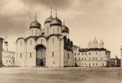 Moskva. Dormition katedral. Omkring 1900 av Unbekannt
