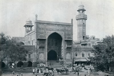 Moskén i Wazir Khan, Lahore, c1942 av Unbekannt