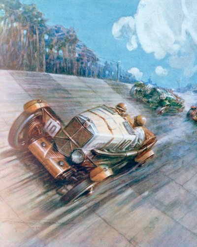 Motorracing, 1930 av Unbekannt