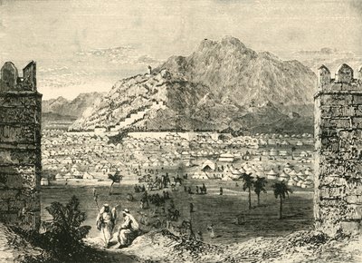 Berget Arafat, nära Mecka, 1890. av Unbekannt