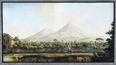 Vesuvius, kungariket Neapel, ca 1767 av Unbekannt