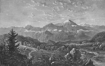 Mount Washington och White Hills, 1883 av Unbekannt