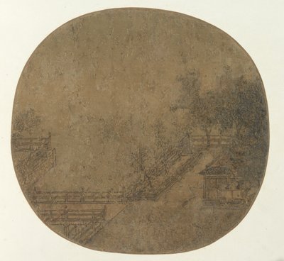 Bergsterrass och paviljong, 960-1279. av Unbekannt