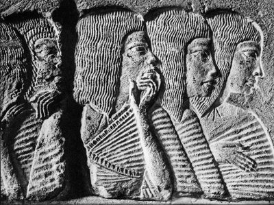 Sörjande vid begravningen av en memfitisk överstepräst, c1350 f.Kr. 1936 av Unbekannt