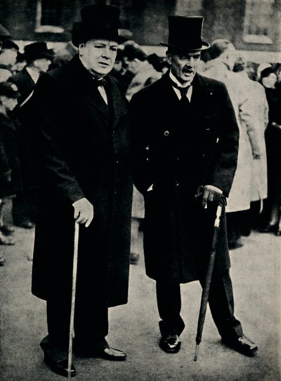 Mr Chamberlain och Mr Churchill, 23 februari 1940, 1945. av Unbekannt
