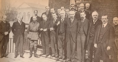 Mr. Lloyd George, premiärminister, och några av hans kollegor 1917, c1917, 1935 av Unbekannt