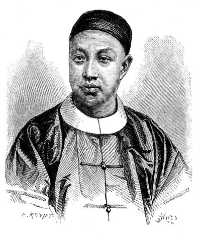 Mr Yang, attaché för den kinesiska legationen i Paris, c1890 av Unbekannt